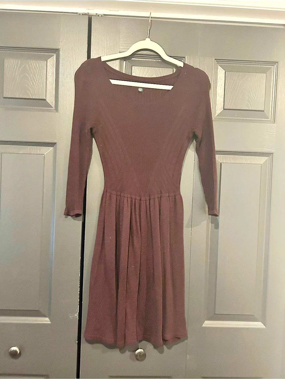 Plum Midi Sweater Dress Like New